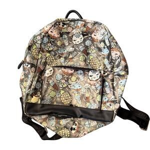 Betsy Johnson‎ Backpack Large Clear Kawaii Cat Food Pineapple Ice Cream Donut